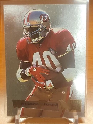 1995 Metal Silver Flashers San Francisco 49ers Football Card #17 William Floyd - Image 1 of 2