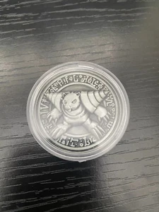 Yugioh Neo Spacian Grand Mole Silver Coin + Case - Picture 1 of 1