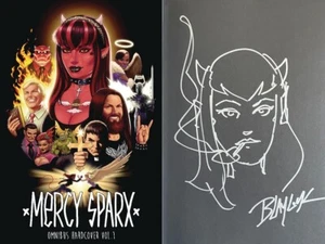 Mercy Sparx Omnibus Volume 1 Hardcover GN Signed Sketch Josh Blaylock New NM - Picture 1 of 3