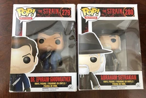 2 Funko POP TV The Strain Dr Ephraim Goodweather + Abraham Setrakian New - Picture 1 of 7