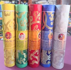 Himalayan Incense Tibetan Incense Sticks from Nepal- set of five, Handmade - Picture 1 of 5