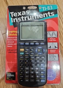 VINTAGE NUOVO! SIGILLATO!!! Texas Instruments TI-83 Calcolatrice grafica portatile - Foto 1 di 6