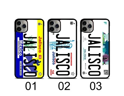 CAPA PARA TELEFONE PLACA MÉXICO/ESTADO DE JALISCO/FUNDA CELULAR JALISCO/QUALQUER TEXTO - Imagem 1 de 4