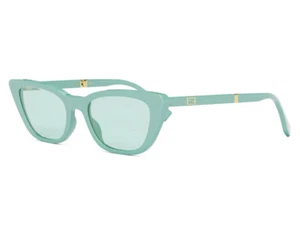 Occhiali da sole FENDI Baguette Anniversary 53 mm occhio di gatto donna 2023 vendita al dettaglio $500 - Foto 1 di 9