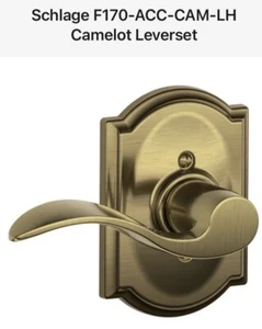 Schlage F170-ACC-CAM-LH Accent Left Handed Non-Turning One-Sided - Picture 1 of 6