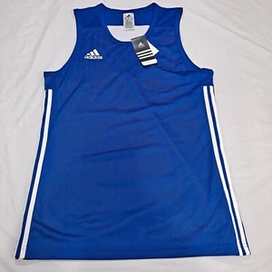 NEW Adidas Reversible Basketball Practice Jersey Men’s Medium Blue White Sports - Picture 1 of 24