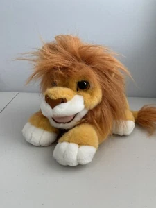 Vintage Disney Lion King Plush Puppet Simba Lion Makes Sound Roar 12” - Picture 1 of 7