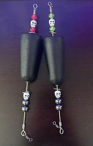 1X - 'BLKOUT' POPPING CORK - Hand made in USA - Rippin' Reaper Fishing - Picture 1 of 1