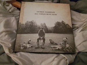 George Harrison- All Things Must Pass-Orig 3x12" LP Box, Inners- STCH639 1970 Ex - Picture 1 of 11