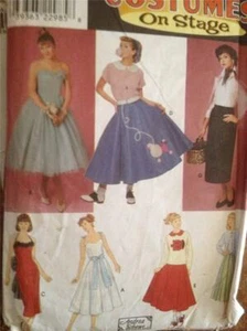 Simplicity Sewing Pattern 8742 Misses Skirt Dresses Costumes Size 4-8 Uncut - Picture 1 of 3