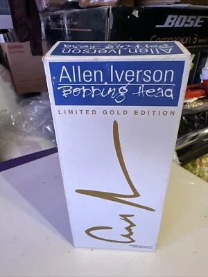 Allen Iverson Bobbing Head edición limitada dorada Foto 1 de 4
