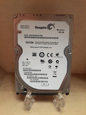 Seagate ST9640320AS 640GB 2.5" SATA II Laptop Hard Drive 9RN134-286 - Image 1 of 3