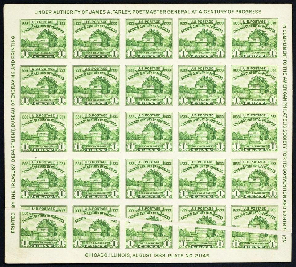 730, Remarkable Pre Printing Paper Fold Error * WoW ** Stuart Katz - Image 1 of 1