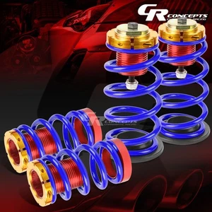1"-4" HEIGHT ADJUSTABLE W/BLUE SPRING SUSPENSION COILOVERS KIT FOR 12-15 CIVIC - Picture 1 of 5