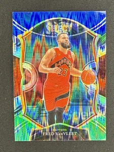 #29 Fred VanVleet 2020-21 Panini Select #/49 Blue White Green Shimmer - Picture 1 of 2
