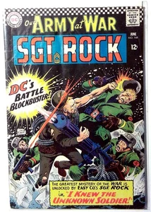 Our Army at War (Sgt. Rock) #168 (1966) DC Key 1st App Unknown Soldier Comic - Picture 1 of 1