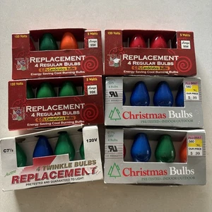 24 Vintage 60er GE C7-1/2 mehrfarbige Ersatzbirnen - Bild 1 von 8