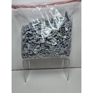 Lego Bulk Lot 2 Pfund sauber HELLGRAU MIX Steine Blöcke Stücke #2 - Bild 1 von 3