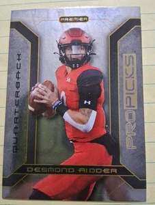 Desmond Ridder 2022 Pro Picks Premier Rookie Card #PP-2 Atlanta Falcons SSP - Bild 1 von 8