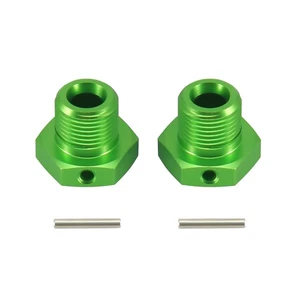 Alloy Wheel Hex 17mm ARA310904 Green for 1-8 ARRMA 3s BLX Mega550 Typhon - Picture 1 of 6