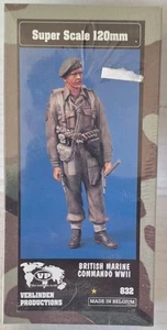 Verlinden 120mm (1/16) British Royal Marine Commando w/SMG Europe 1944 WWII 832 - Picture 1 of 3