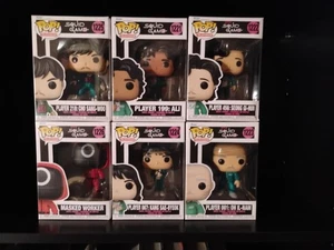 FUNKO POP NETFLIX SQUID GAME 001 067 199 218 456 COMPLETE SET OF 6 VINYL FIGURES - Picture 1 of 4