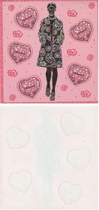 Bloc de 5 timbres Coeur Cacharel 2005 - Picture 1 of 3