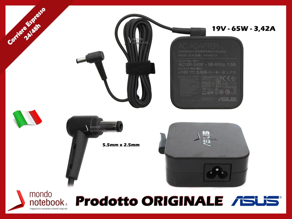 Alimentatore per Notebook 19v 65w Asus Tp550ld