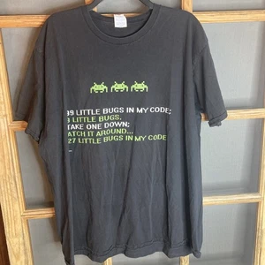 Camiseta De Colección Hombres 3XL Computer Geek Saying "99 Little Bugs in my Code..." - Imagen 1 de 11
