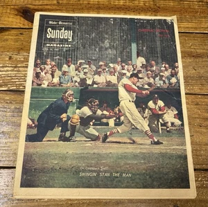 1960 St. Louis Cardinals Globe-Democrat Sunday Magazine Stan Musial ~ 3 Stooges - Bild 1 von 7