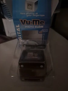Vu Me Photo Cube Store and Display Photographs Up To 70 Pictures Brown with USB - Picture 1 of 1