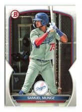 2023 Bowman Samuel Munoz #BP-80 Prospects  Los Angeles Dodgers Baseball Card