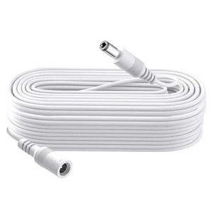 12V DC Extension Cord 33FT/10M 5.5mm x 2.1mm Male to Female Power Cable  CCTV - Picture 1 of 7