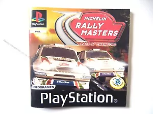 47213 libretto istruzioni - Michelin Rally Masters - Sony PS1 Playstation 1 (200 - Foto 1 di 1