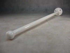 Org. 20er Jahre Art Deco Emaille Handtuchhhalter Antik Doppel Handtuchstange 128 - Bild 1 von 12