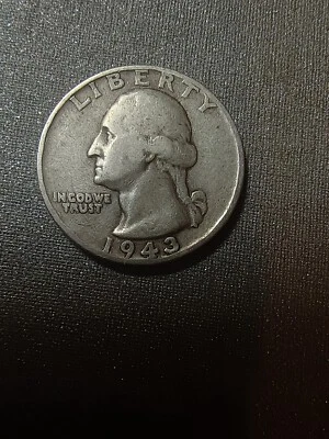 1943-S DDO Double Die Obverse Silver Washington Quarter - Image 1 of 4