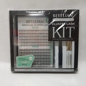 Kit de extensión de pestañas con racimos individuales de 240 piezas mezcla 10D/20D con unión y pinzas - Imagen 1 de 16