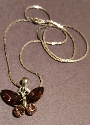 Colgante Mariposa Cristal Púrpura Swarovski  Foto 1 de 4