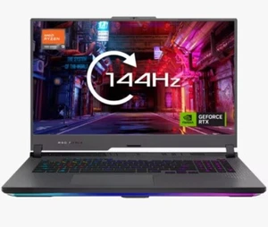 ASUS ROG Gaming Laptop Strix G17 Ryzen 9 16GB RAM RTX 4060 1TB SSD 17.3" C Grade - Picture 1 of 4
