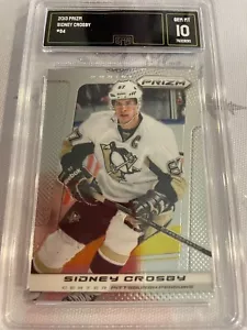 SYDNEY CROSBY PENGUINS 2013 PRIZM # 84 GRADED 10 L@@@K - Picture 1 of 2