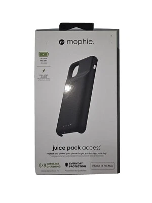 mophie Juice Pack Access Charging Battery Case for iPhone 11 Pro Max - Black - Image 1 of 4