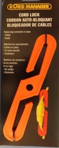 Bayco Kord Manager Extension Cord Lock Keeps Cords Plugged In Safely.   # K-205 - Picture 1 of 1