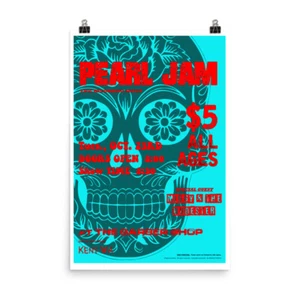 PJ seltenes 24"" x 36"" Konzertposter (LIMITIERTE Auflage von 100 Exemplaren) - Bild 1 von 1