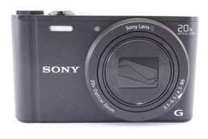 SONY Cyber-shot DSC-WX350 18.2MP Digital Camera Black - Picture 1 of 8