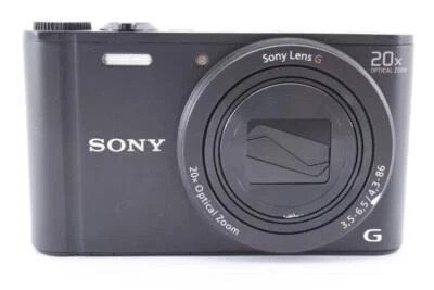 SONY Cyber-shot DSC-WX350 18.2MP Digital Camera Black - Image 1 of 4