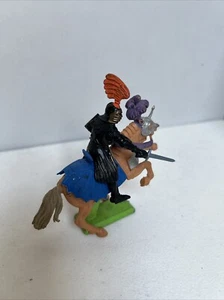 Britains Mounted Black Knight With Plume. - Picture 1 of 7
