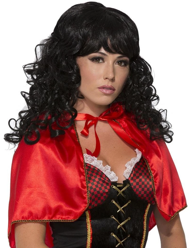 Peluca Caperucita Roja Elegante Disfraz Halloween Adulto Accesorio Foto 1 de 1