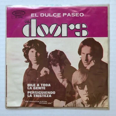 THE DOORS El Dulce Paseo (The Soft Parade) 1969 MEXICO 7" EP Jom Morrison 45 VG - Image 1 of 3