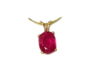 Antique 19thC 4½ct Celanese Ruby + 14ktGF Pendant: Medieval Shaman Divine Future - Picture 1 of 5