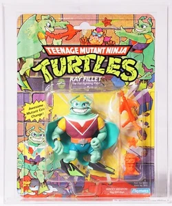 1990 Playmates TMNT 44-Back RAY FILLET *Red V* -- CAS 75 - Bild 1 von 3
